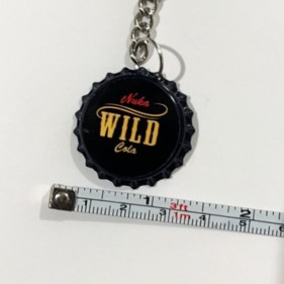 Fallout 4 Nuka Cola Wild Cap Keychain - 3.5inch Gaming Keychain - Picture 6 of 7